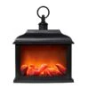 A Cheerful Giver Traditional Flameless LED Fireplace Lantern (00293) -Christmas Decorations 00293alg