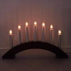 Star Trading Swedish Candelabra / Candlestick (formerly Finnish Designs) (01330) -Christmas Decorations 01330dark2md