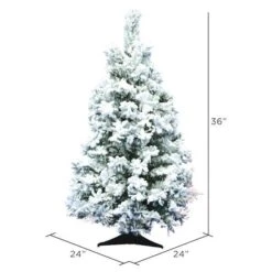 Vickerman Unlit Artificial Christmas Tree (01409) -Christmas Decorations 014093md