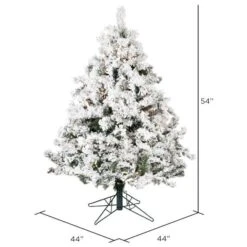 Vickerman Pre-Lit Artificial Christmas Tree (01416) -Christmas Decorations 014162md