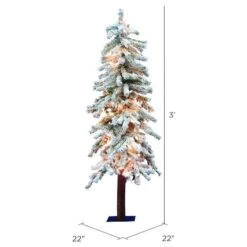 Vickerman Pre-Lit Artificial Christmas Tree (03746) -Christmas Decorations 037463md