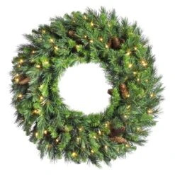 Vickerman Pre-Lit Artificial Christmas Wreath (306703)