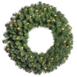 Vickerman Pre-Lit Artificial Christmas Wreath (03847)