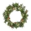 Vickerman Artificial Unlit Christmas Wreath With Pine Cones And Grapevines (06341) -Christmas Decorations 06341alg