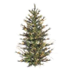 Vickerman Unlit Artificial Christmas Tree With Pine Cones And Grapevines (06357)
