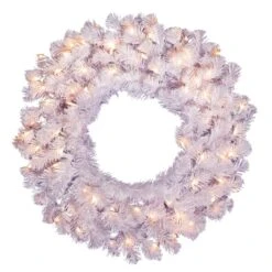 Vickerman Pre-Lit Artificial Christmas Wreath (06724)