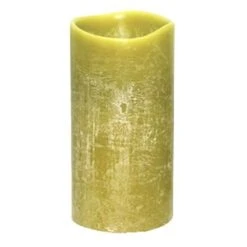 Encandra Flameless LED Wax Pillar Candle Light With Timer (10791)