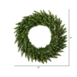 Vickerman Artificial Unlit Christmas Wreath (10953) -Christmas Decorations 109532md