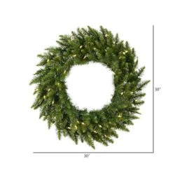 Vickerman Pre-Lit Artificial Christmas Wreath (17286) 9 Vickerman Pre-Lit Artificial Christmas Wreath (17286) -Christmas Decorations 172863md