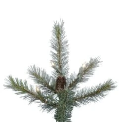 Vickerman Pre-Lit Artificial Christmas Tree With 91 Pine Cones (includes Step On/Off Foot Switch) (21619) -Christmas Decorations 21619Miscmd