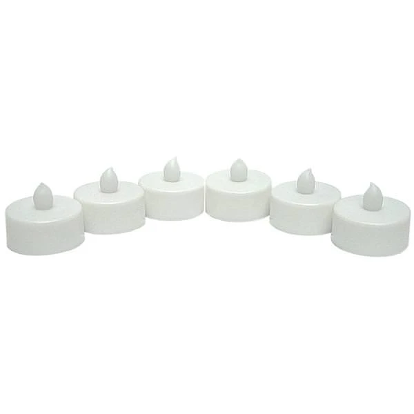 Gerson LED Tea Light (6 Pack) (Batteries Included) (23097) 4 Gerson LED Tea Light (6 Pack) (Batteries Included) (23097) - Image 2