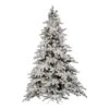 Vickerman Pre-Lit Artificial Christmas Tree (Includes On / Off Foot Switch) (25306) -Christmas Decorations 25306lg