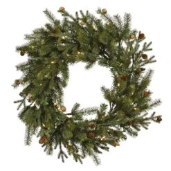 Vickerman Pre-Lit Artificial Christmas Wreath (27442)