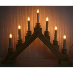 Star Trading Swedish Candelabra / Candlestick (formerly Finnish Designs) (27620) -Christmas Decorations 27620lit lightsoffmd