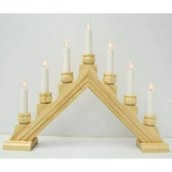Star Trading Swedish Candelabra / Candlestick (formerly Finnish Designs) (27620) -Christmas Decorations 27620lit lightsonmd