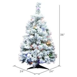Vickerman Pre-Lit Artificial Christmas Tree (31002) -Christmas Decorations 310023md