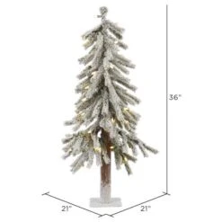 Vickerman Pre-Lit Artificial Christmas Tree (31021) -Christmas Decorations 310212md