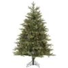 Vickerman Pre-Lit Artificial Christmas Tree With Pine Cones (Includes On / Off Foot Switch) (32777) -Christmas Decorations 32777lg