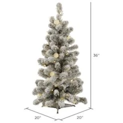 Vickerman Pre-Lit Artificial Christmas Tree (328484) -Christmas Decorations 3284842md