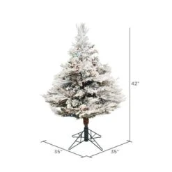 Vickerman Pre-Lit Artificial Christmas Tree (383520) -Christmas Decorations 3835203md