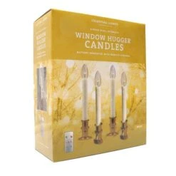 Celestial Lights Taper Candle (4 Pack) (708122) -Christmas Decorations 408122boxmd