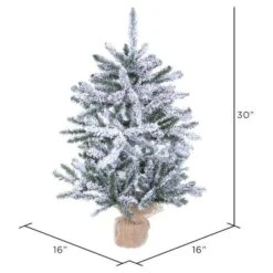 Vickerman Unlit Artificial Christmas Tree (422014) -Christmas Decorations 4220144md