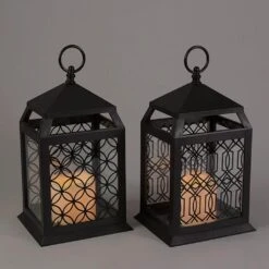 Gerson Flameless LED Candle Light With Timer (Set Of 2) (43273)