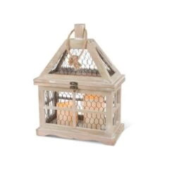 Gerson LED Flameless Candle/Lantern With Timer (44139) -Christmas Decorations 44139md