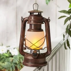 Gerson Flameless LED Hurricane Lantern (44141) -Christmas Decorations 44141addmd