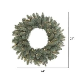 Vickerman Prelit Artificial Christmas Wreath (456408) -Christmas Decorations 4564082md