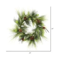 Vickerman Artificial Unlit Christmas Wreath (553701) -Christmas Decorations 5537012md