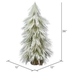 Vickerman Unlit Artificial Christmas Tree (554210) -Christmas Decorations 5542102md