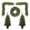 Vickerman Artificial Front Door Set (Set Of 5) (573709) -Christmas Decorations 573709lg
