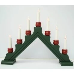 Star Trading Swedish Candelabra / Candlestick (formerly Finnish Designs) (6294802) -Christmas Decorations 6294802lit lightsonmd