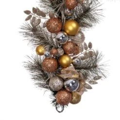 Vickerman Artificial Unlit Christmas Garland (676929) -Christmas Decorations 676929alittlefartherbutstillclosemd