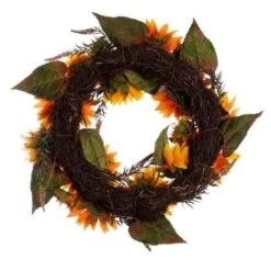Vickerman Artificial Unlit Christmas Wreath (685280) -Christmas Decorations 685280backmd