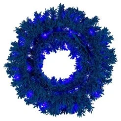Vickerman Pre-Lit Artificial Christmas Wreath (691847) -Christmas Decorations 691861tipbackmd