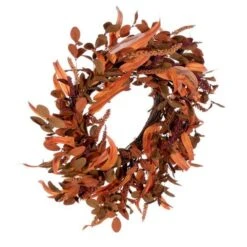 Vickerman Artificial Unlit Christmas Wreath (695296) -Christmas Decorations 695296anglemd
