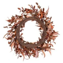 Vickerman Artificial Unlit Christmas Wreath (695296) -Christmas Decorations 695296backmd