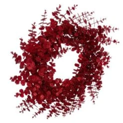 Vickerman Artificial Unlit Wreath (704295) -Christmas Decorations 704295anglemd