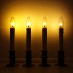 Celestial Lights Taper Candle (4 Pack) (708139) -Christmas Decorations 708139addmd