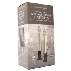 Celestial Lights Taper Candle (2 Pack) (708887) -Christmas Decorations 708887boxmd