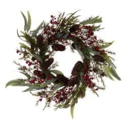 Vickerman Artificial Unlit Christmas Wreath (712542) -Christmas Decorations 712542md