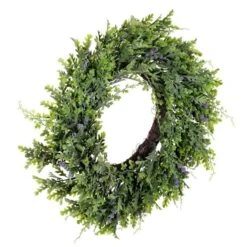 Vickerman Artificial Unlit Christmas Wreath (717424) -Christmas Decorations 717424anglemd