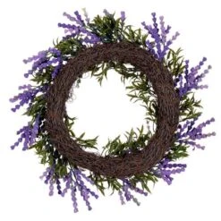 Vickerman Artificial Unlit Christmas Wreath (717455) -Christmas Decorations 717455backmd