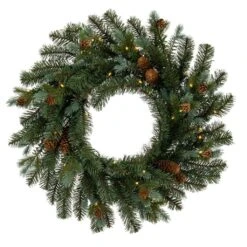 Vickerman Artificial Pre-Lit Christmas Wreath (718322)