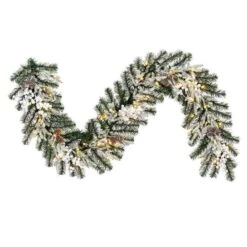 Vickerman Unlit Artificial Christmas Garland (718407) -Christmas Decorations 718407md