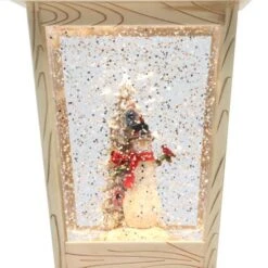 Roman LED Water Lantern (Batteries Not Included) (79075) -Christmas Decorations 79075closeupamd