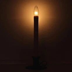 Celestial Lights Taper Candle With Traditional Base (965929) -Christmas Decorations 965929darkmd