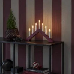 Konstsmide Incandescent Swedish Candelabra / Candlestick Without Candle Rings (985525) -Christmas Decorations 985525shelfmd